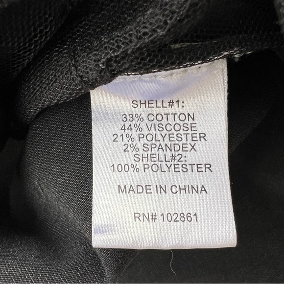 Adore Denim Floral Patchwork Sheer Duster Women Size Small - Picture 10 of 10